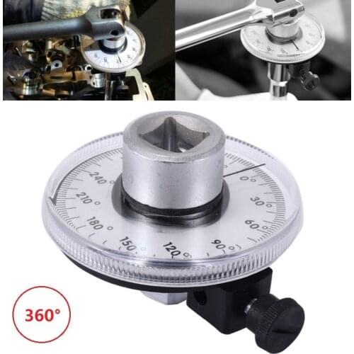 High quality car torque angle gauge 1/2 inch 360 degree rotating drive torque tool set for manual maintenance tool wrench