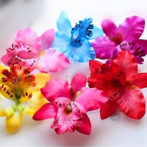 1Pc Crystal Flower Hair Clip Thai Orchid Hair Accessories Wedding Hair Clip For Women Styling Tool Hairpin Hair Clamp