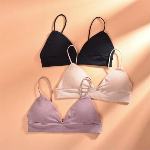 1PC Summer Women Bra French Triangle Tube Top Sexy Seamless Bras Camisole Wireless Backless Lingerie Bralette No Rims