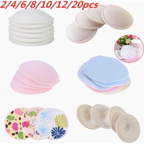 2-20pcs CottonNursing Breast Pads Breast Feeding Nipple Pad For Maternity Reusable Nipplecovers For Breast Feeding Nursing Pads