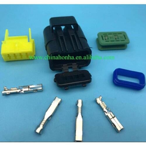 5 pcs 4 pin Auto male female FCI electrical plug waterproof joint cable connector 211PL042S0049 211PC042S4021