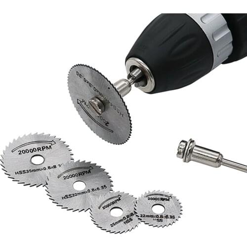 7PC / Set Of High-Speed Steel Saw Blade Rotating Tools Suitable For Dremel Drill Woodworking Metal Cutting Tools Power Tools