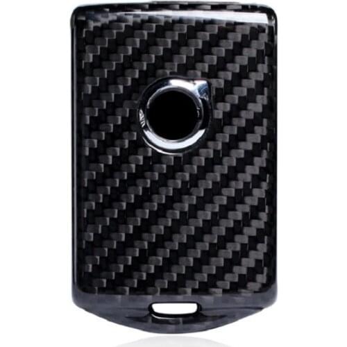 For Volvo XC40 XC60 S90 XC90 V90 2017 2018 T5 T6 2015 2016 T8 car styling holder True carbon fiber car key protection case cover