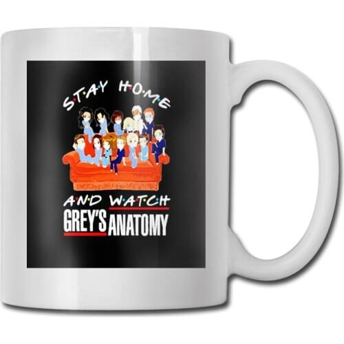 Stay Home And Watch Greys Anatomy Design Drop Shipping Promotion New Print Child Holiday High Quanlity 2021 Mug Cup