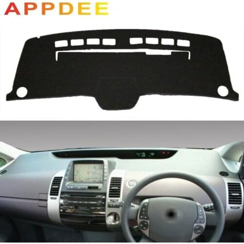AIJS car dashboard cover for Toyota Prius 2004-2009 right hand drive Dust Protective Auto dashboard mat Rug for Toyota Prius