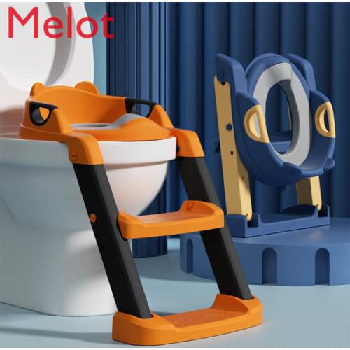 Childrens Toilet Staircase Style Child Toilet Chair Cover Toilet Ring Cushion Baby Toilet Ladder