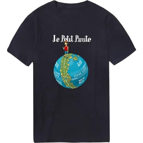 One Piece Earth Summer Hip Hop T-shirts Men Print Tshirts Male Bodybuilding Tops Tees Vintage Military Breathable Camiseta Homme