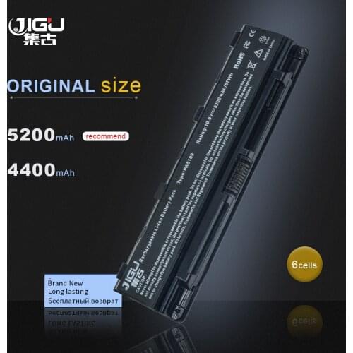 JIGU laptop battery PA5108U-1BRS PA5109U-1BRS PA5110U-1BRS PABAS271 FOR TOSHIBA C40-AD05B1 AT15B1 AS20W1 AT19W1 AT01W1 AS22W1