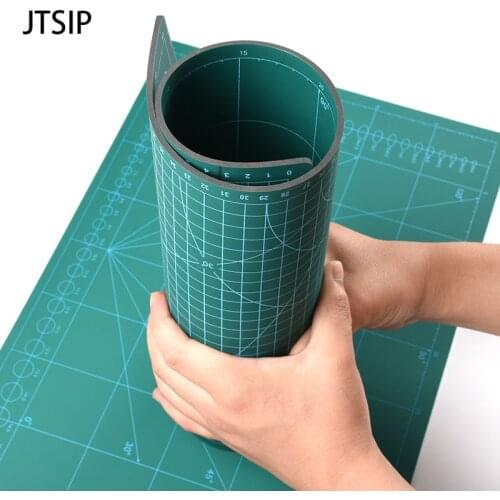 JTSIP A3 Cut Pad PVC Double-sided Self healing Cutting Mat Patchwork Tool Sculpture Tool Hand Writing Cutter Knife Pad Craft Mat