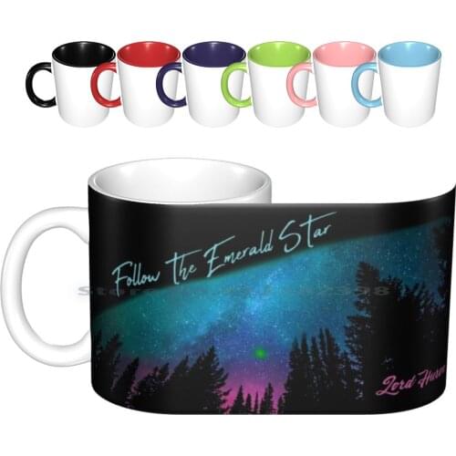 Lord Huron Ceramic Mugs Coffee Cups Milk Tea Mug Lord Huron Vide New Album Album Follow The Emerald Star Lh Music Lyrics Stars