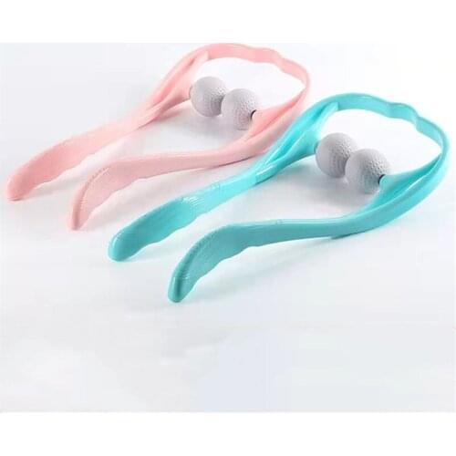Pressure Point Therapy Neck Massage Tool Decompression Hand Roller Massage Neck Shoulder Double Trigger Point Manual Massager