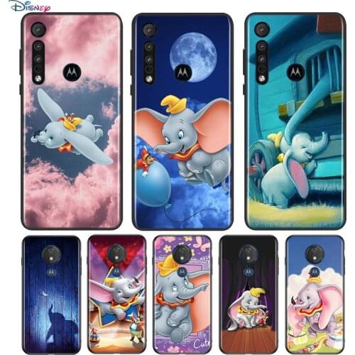 Cute Baby Dumbo For Motorola G9 G8 G Stylus Power One Fusion Hyper Edge E7 E6 5G Plus Play Lite Soft Phone Case