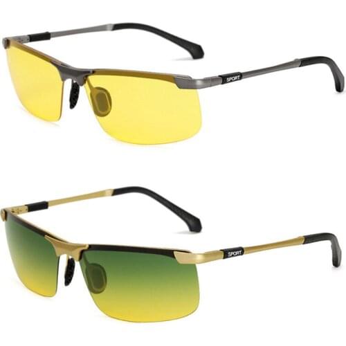 New Style Fashion Durable Safe Polarized Sunglasses Day Night Vison Glasses Multifunction Reduce Glare Goggles Eyewear#288580