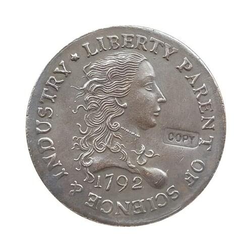 Wholesale 1792 LARGE GWPT BIRCH CENT W/RIM IMPRINT COINS COPY 100% coper manufacturing