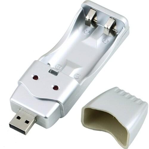 Rechargeable NiMH Battery AA AAA High Capacity USB Charger USB DC5V Input USB Port/AC Converter Powered