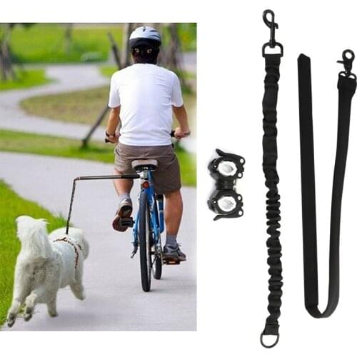 Outdoor Exercise Adjustable Removable Leash Hands Free For Bicycle Dogs Walking Leash Harness Collar Run Pet Product Supplies