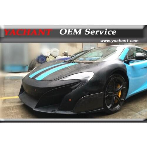 Car-Styling FRP Fiber Glass Body Kit Front Fender 2Pcs Fit For 2011-204 MP4 12-C 675LT Style Front Fender (Need 650S Headlight)