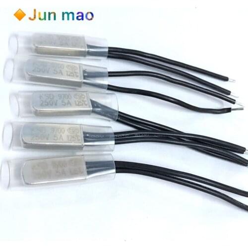 KSD9700 40C 50C 80C 45C 60C 90C 100C NO Normally Open Thermal Switch Temperature Sensor Thermostat Fuse Temp Controller 250V 5A