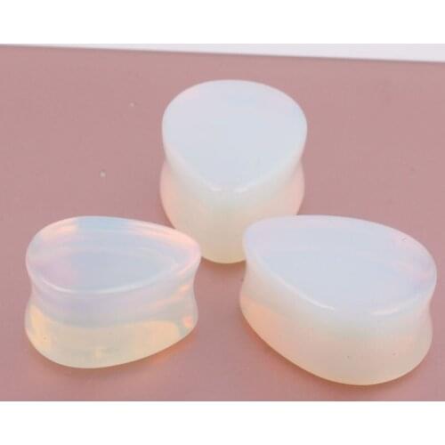 Moonstone Stretcher Onyx Green black Teardrop Ear Plug 6-16mm mix 36pcs body jewelry piercing ear tunnel plugs