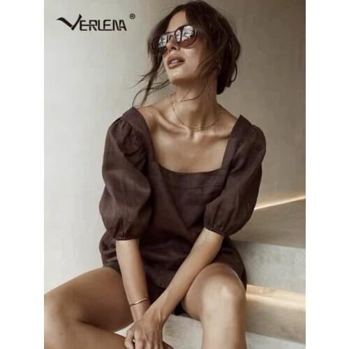 Льняные блузки Verlena China At AliExpress
