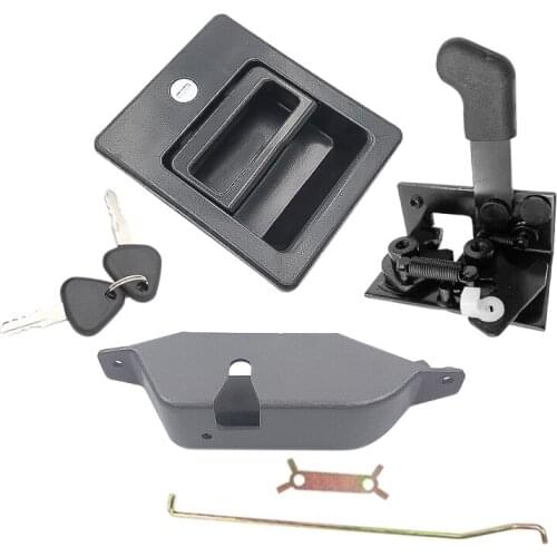 For VOLVO EC210 240 290 360 460B SDLG cab door lock assembly outside pull lock block high-quality excavator accessories