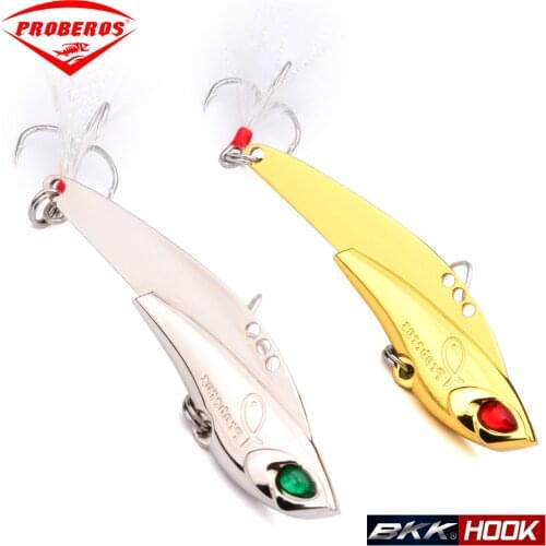 Japan Sell Well VIB Metal Sequins Fishing Lure Artificial Sinking Spinner Baits For Bass Pike Perch Fishing Tackle 23g16g11g