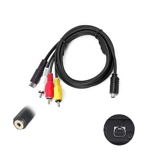 10pcs/lot 10-Pin D-Shaped LANC Adapter Cable AV AV-R Video Cable for Sony HDR-XR100 XR200 XR-500 XR-520 Camcorder