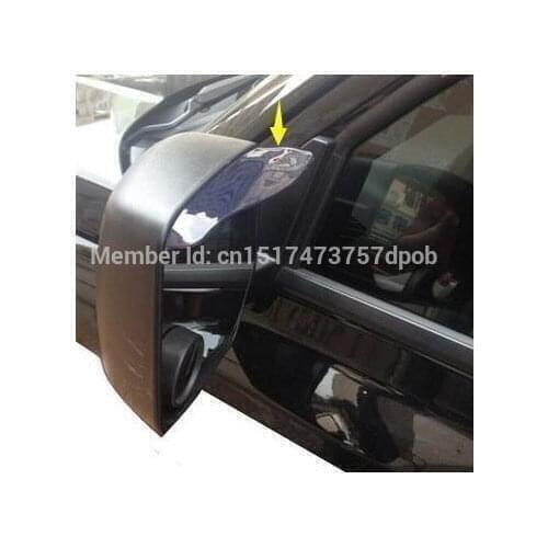 2Pcs Universal Car Rearview Mirror Rain Eyebro For audi a3 8p clio 4 fiat 500 alfa romeo audi a5 bmw serie 1 seat leon