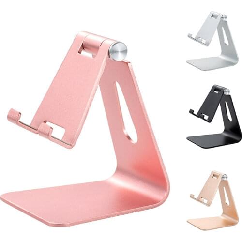 2021 Phone Holder Stand for IPhone 12 Xiaomi Mi 9 Metal Phone Holder Foldable Mobile Phone Stand Desk for IPhone 11 9 X XS