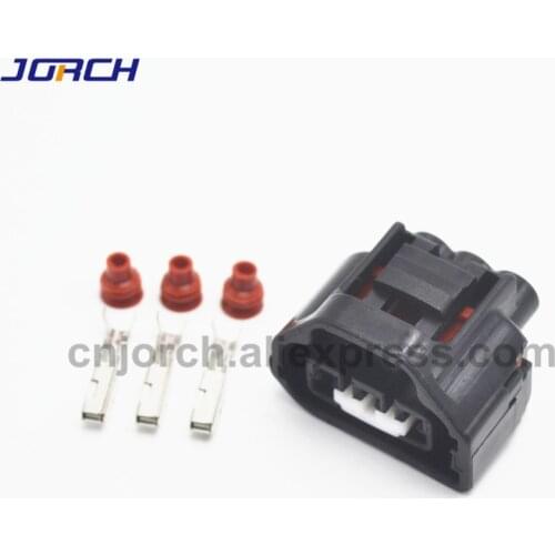5 sets 3 Pin 11261 Female Auto Sensor Connector For Toyota 1JZ TPS Connectors non E Throttle Automotive Plug 7283-1133-10