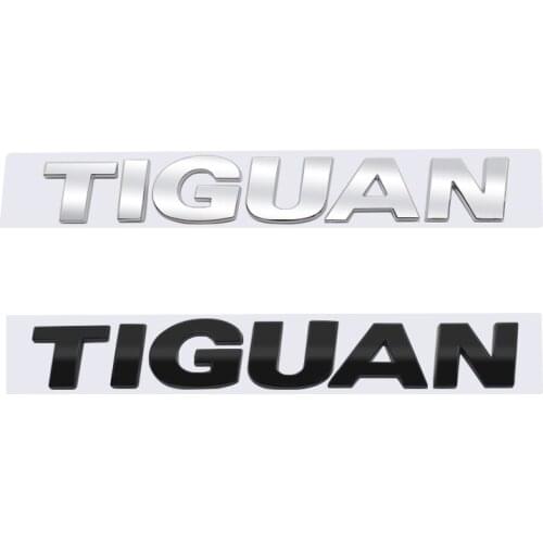 Car ABS Letters Emblem Decoration Rear Trunk stickers For VW Volkswagen Tiguan Car styling