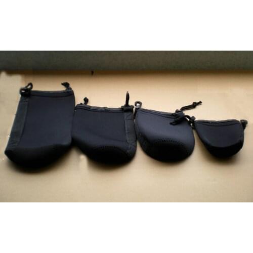 S M L XL Waterproof Matin Neoprene Soft Video Camera Lens Pouch Bag Case For Canon FOR Nikon For Sony