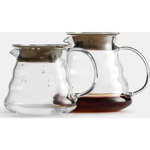 Coffee Dripper Cold Brew V60 800ML/600ML360ML Coffee Glass Coffee Filter Reusable Coffee Filters