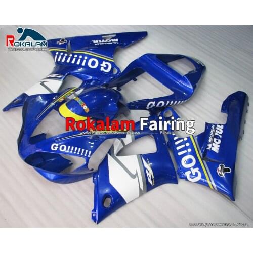 Motorcycle Bodywork For Yamaha R1 YZF1000 2000 2001 Yellow White Black ABS Motorbike Fairings (Injection Molding)