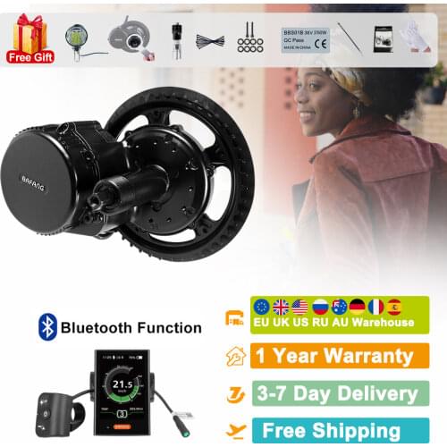 Ebike Bafang BBS02B 36V 500W Mid Motor Kits E-bike Mid Crank Motor Conversion kit With LCD Display Electric Bicycle DIY Parts