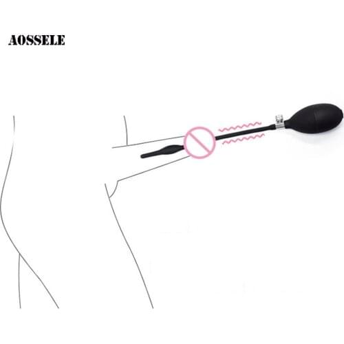 Inflatable Urethral Sound Catheter Silicone Penis Plug Sounding Urethral Dilators Sex Toys For Men Gay Masturbation Male Delayed