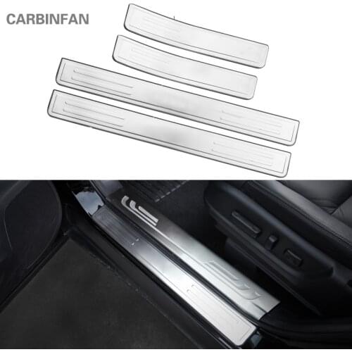 Stainless steel Door sill welcome pedal Car Interior Mouldings Threshold Fit For Honda CRV CR-V 2007 2008 2009 2010 2011 C393