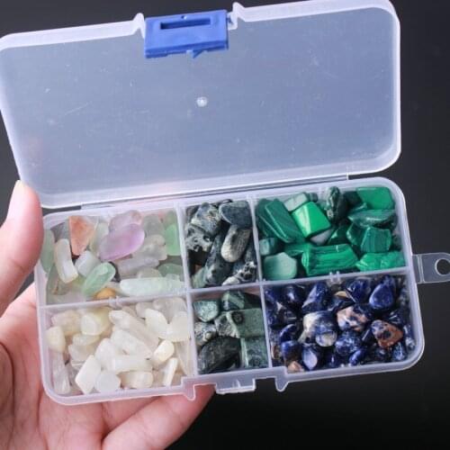 Tumbled Chips Crystal Mineral Healing Jewelry box Making gemstone Gravel