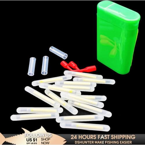15PCS Size L Light Night Float Rod Lights Dark Glow Stick Useful Fishing Fluorescent Lightstick Useful Fishing/Party 4.5*37mm