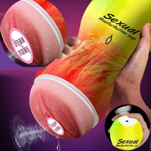 Realistic Sex Cup Pussy Oral 3D Deep Throat Artificial Vagina Male Masturbator Oral Sex Toys Products for Men