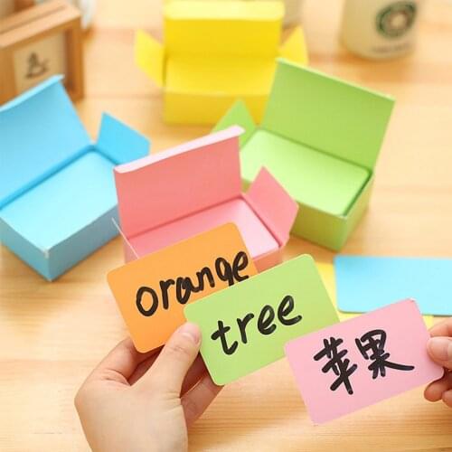 DIY Blank Kraft Paper Cards Handwritten Paper Message Card Business Cards Message DIY Greeting Card Label 90pcs/set