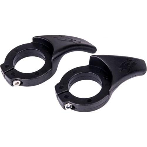 1 Pair Cycling Plastic Resin Bike Lock-on Horn Bicycle Deputy Vice Handlebar Bicycle Rest Handles for MTB Road Folding Bikes