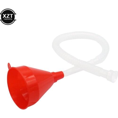 Car Refueling Funnel Detachable Hose Gasoline Engine Oil Additive Motorcycle Farm Machine Use Convenient Anti-leakage Filler