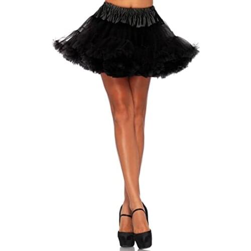Womens Petticoat Skirt Chiffon Petticoat Puffy Tutu Tulle Skirt Princess Ballet Dance Pettiskirts Underskirt