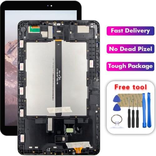 10.1" For Samsung Galaxy Tab A SM-T580 T580 T585 LCD Display Screen Touch Screen Sensor Panel Digitizer Assembly With Frame