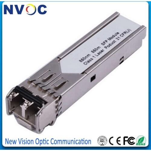 1.25G 850nm Optical SFP Transceiver LC Connector DDMI 550m Module,1.25Gbps LC SFP Transceiver, Dual Fiber,850mm,550M,DDM