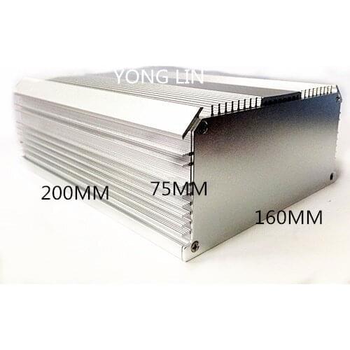 1pcs Aluminum box 160*75-200mm/Small form factor chassis/Multi-function converter housing