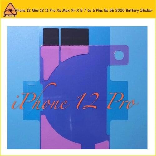 50Pcs for iPhone 12 Mini 12 11 Pro Xs Max Xr X 8 7 6s 6 Plus 5SE SE 2020 3M Double Tape Adhesive Pull Trip Glue Battery Sticker