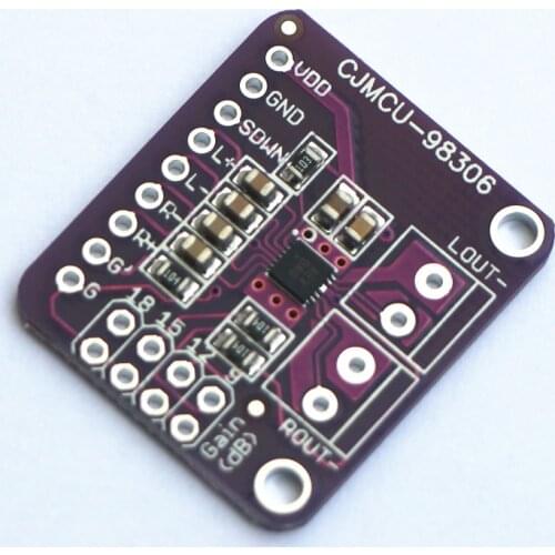 CJMCU-98306 MAX98306 Stereo Class D Amplifier Class AB Audio 3.7W