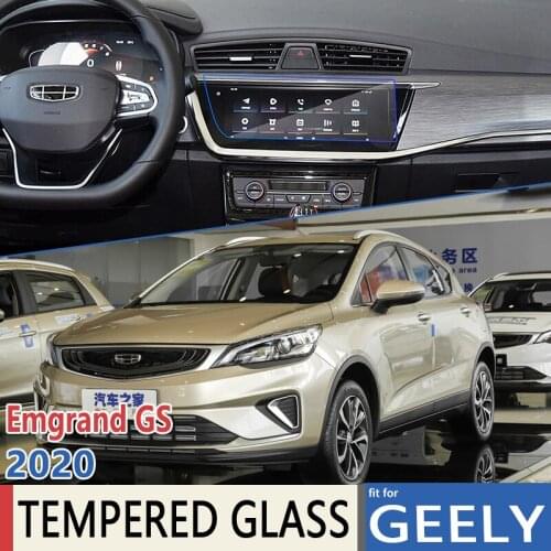 For Geely Emgrand GS 2020 Car Navigation GPS Anti-Fingerprint Film Perfect Fit Full Screen Protector Tempered Glass Accessories